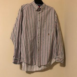 Men's Tommy Hilfiger Striped Button Down-Large